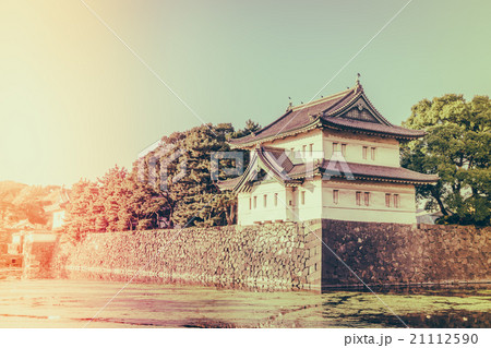Beautiful Imperial Palace in Tokyo, japan ( Filtered image pro Beautiful Imperial Palace in Tokyo, japan ( Filtered image pro 21112590