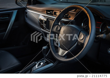 Detail of new modern car interior Detail of new modern car interior 21114775