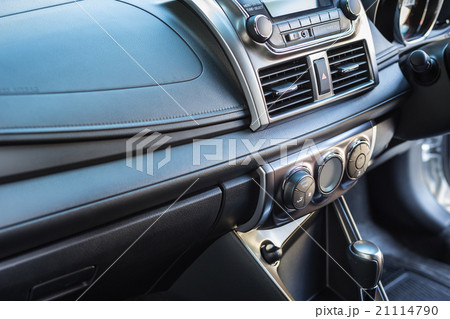 Detail of new modern car interior Detail of new modern car interior 21114790