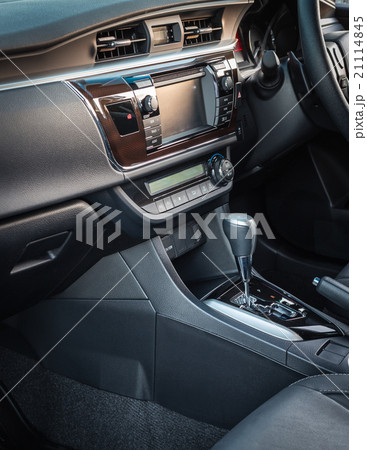 Detail of new modern car interior Detail of new modern car interior 21114845