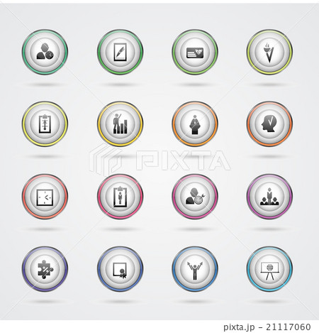 assembly in  flat style icons the theme business 21117060