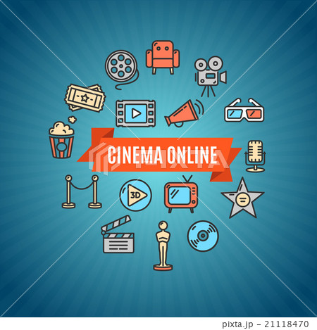 Cinema Concept. Vector Cinema Concept. Vector 21118470