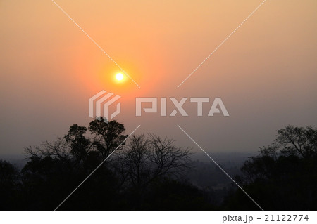 カンボジアのサンセット 21122774
