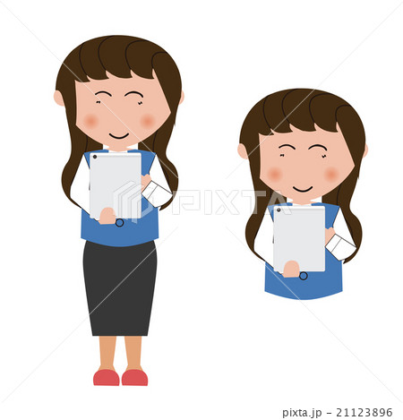 Asian Young Woman use of the tablet pc 21123896