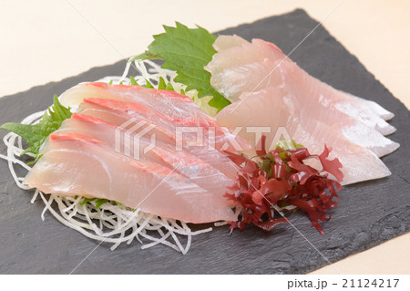 おいしいヒラマサの刺身 21124217