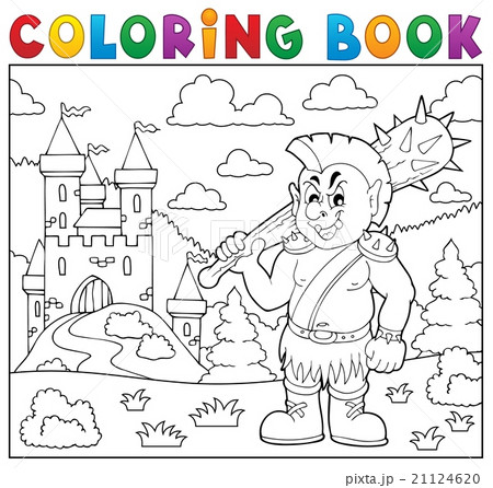 Coloring book orc theme 2 Coloring book orc theme 2 21124620