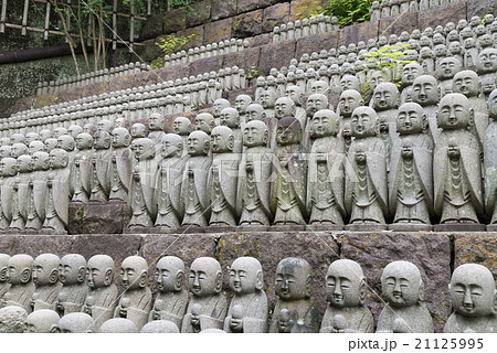 千体地蔵 長谷寺 神奈川県鎌倉市長谷 の写真素材