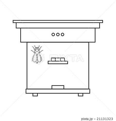 bee beehive outline  21131323