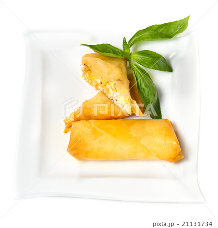 Delicious donuts on plate 21131734