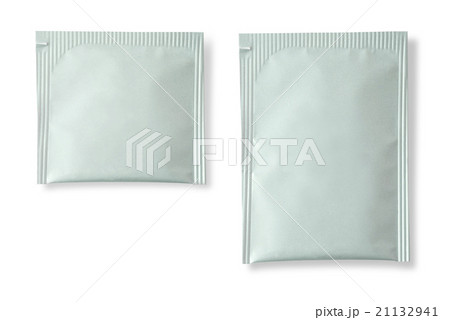 Blank white plastic sachet 21132941