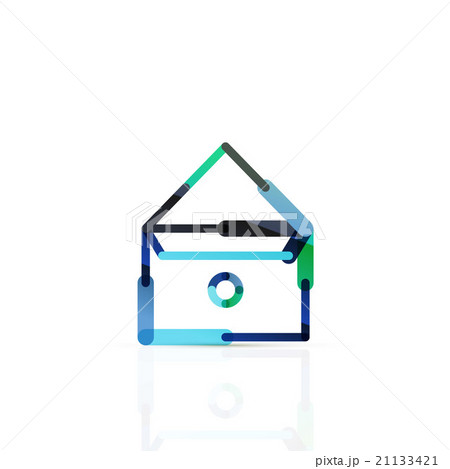 Vector email business symbol, or at sign logo 21133421