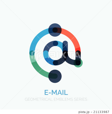 Vector email business symbol, or at sign logo 21133987
