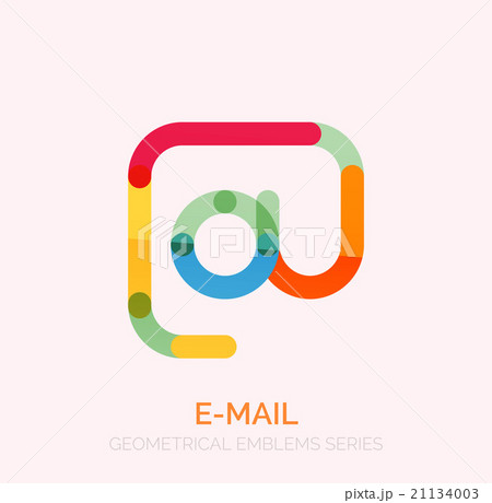 Vector email business symbol, or at sign logo 21134003