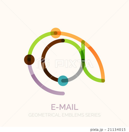 Vector email business symbol, or at sign logo 21134015