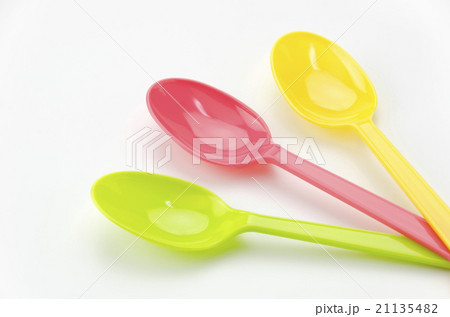 プラスチックのスプーン 21135482