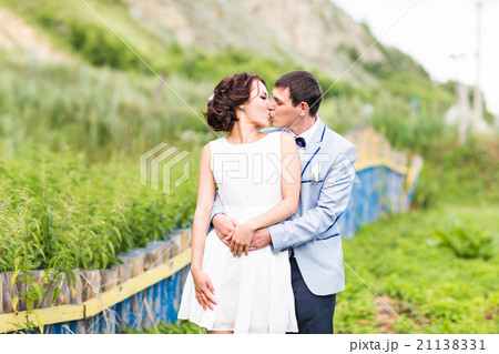 Young couple in love outdoor 21138331