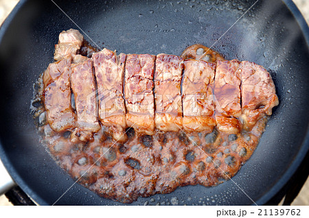 teppanyaki grill the beautiful beef steak teriyaki 21139762