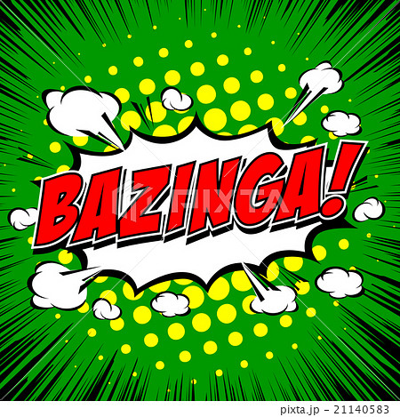 Bazinga! Comic Speech Bubble, Cartoon  21140583