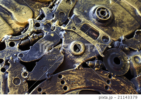 car engine part. close up shot 21143379