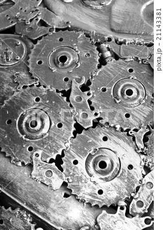 car engine part. close up shot 21143381