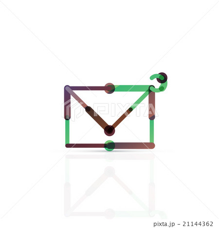 Vector email business symbol, or at sign logo 21144362