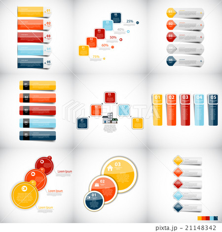 Collection of Infographic Templates for Business 21148342