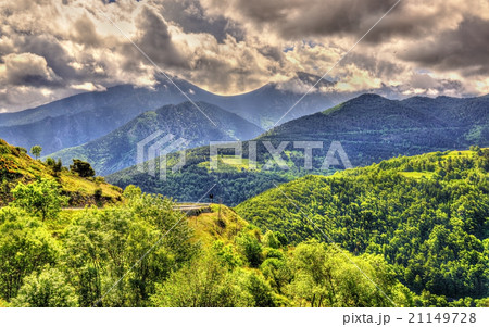 View of the Catalan Pyrenees, a natural park View of the Catalan Pyrenees, a natural park 21149728