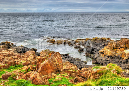 View of seacoast in Portstewart - Northern Ireland View of seacoast in Portstewart - Northern Ireland 21149789
