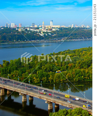 Top view of Kyiv, Ukraine Top view of Kyiv, Ukraine 21151143