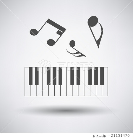 Piano keyboard icon 21151470