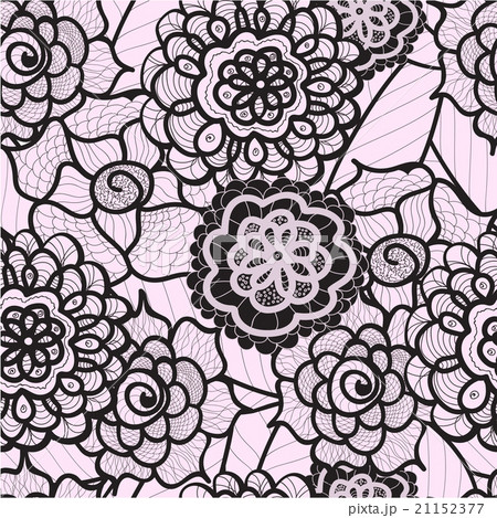 Lace seamless pattern with abstract elements.  Lace seamless pattern with abstract elements.  21152377
