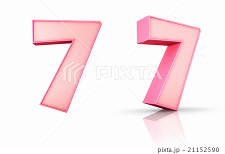 Pink Number Seven Pink Number Seven 21152590