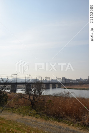 多摩川 鉄橋 多摩川 鉄橋 21152689