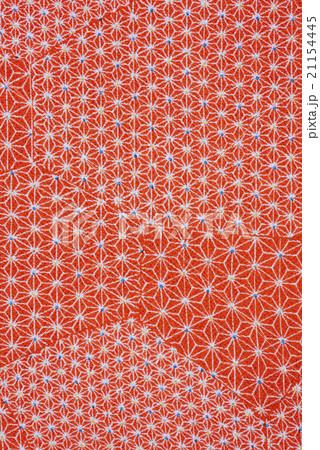 日本の紋様　絹織物　染め物　古布 21154445