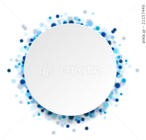 Abstract blue shiny circles vector background 21157440