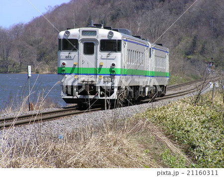 北海道　大沼公園と列車002 21160311