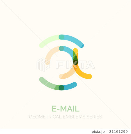 Vector email business symbol, or at sign logo Vector email business symbol, or at sign logo 21161299
