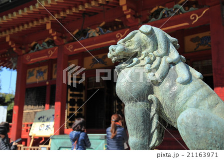 浅草神社と狛犬 21163971