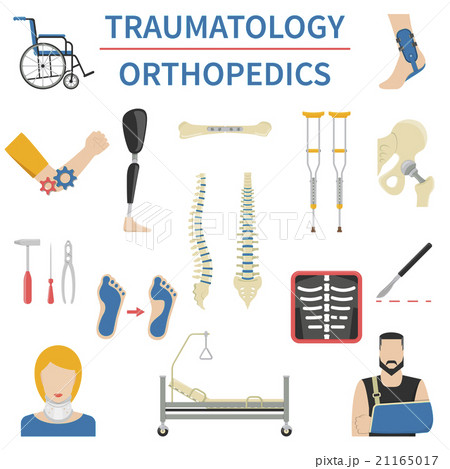 Traumatology And Orthopedics Icons 21165017