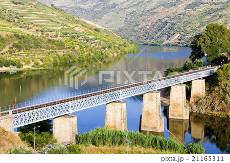 railway viaduct in Douro Valley, Portugal railway viaduct in Douro Valley, Portugal 21165311