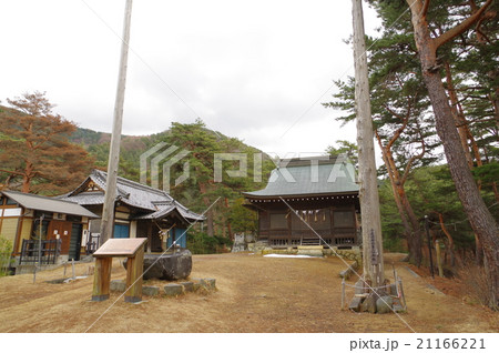 信州　松本の文化財　千鹿頭神社　境内横　松本・高島藩境に建つ２つの本殿　江戸時代の建築 21166221
