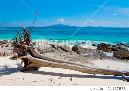 Romantic View of Thai Island Coast after Storm 21167673