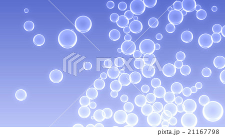 泡の集合_水色薄い光_07 21167798