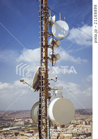Tower with antennas 21168899