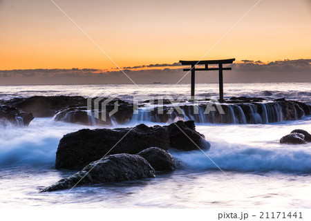 大洗磯前神社 神磯の鳥居 大洗磯前神社 神磯の鳥居 21171441