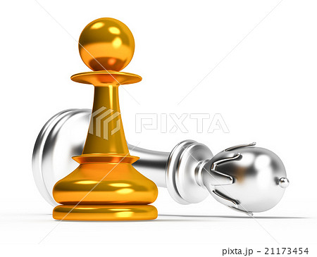 gold and silver chess figure, checkmate gold and silver chess figure, checkmate 21173454