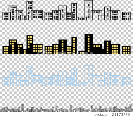 城市景觀簡單的插圖集 21173779