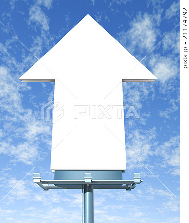Blank Arrow Billboard 21174792
