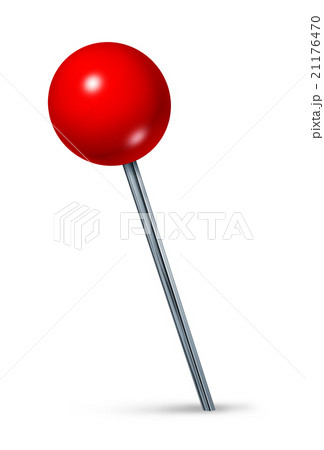 Red Pushpin 21176470