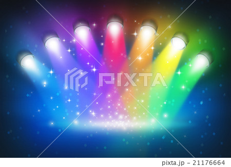 Spotlights With Rainbow Colours Spotlights With Rainbow Colours 21176664